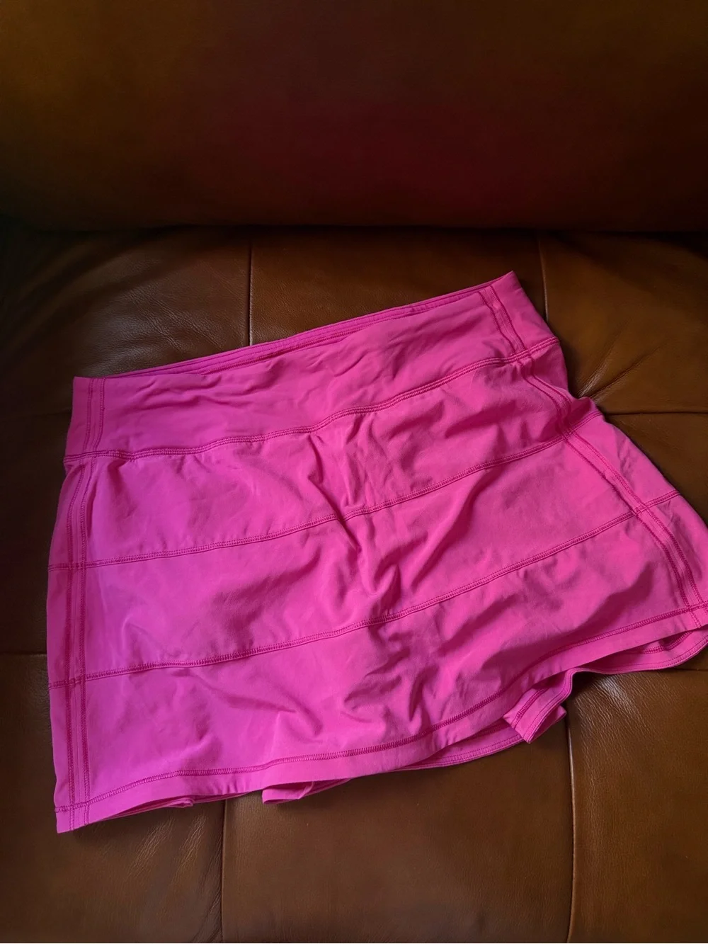lululemon athletica Bright Pink Athletic Skort